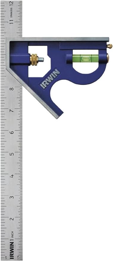 IRWIN Combination Square, 45-90 Degree Marking, Stainless Steel - Image 3