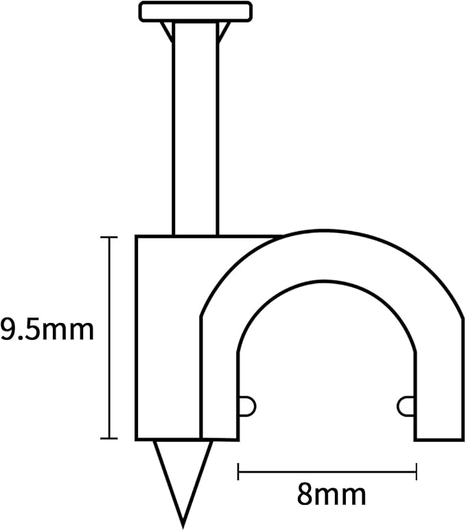 Abnii Cable Clips, Wire Wall Clips - Image 2