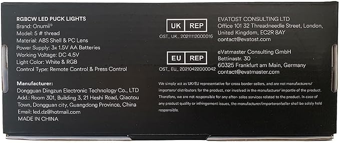 LED Puck Lights with Remote Battery Operated Under Cabinet Lighting Wireless - Image 8