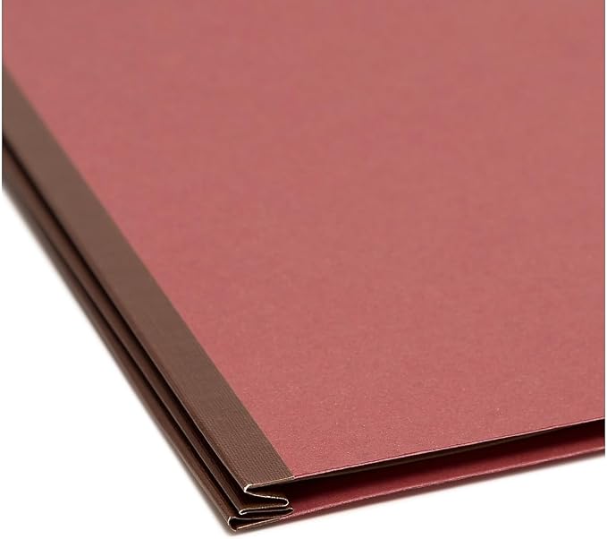 Smead 100% Recycled Pressboard Classification File Folder, 2 Dividers, Letter - Image 6
