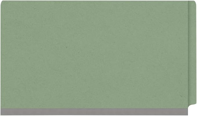 Ecom Folders End Tab Pressboard Classification Folders | Legal Size 25 Pt Stock - Image 3