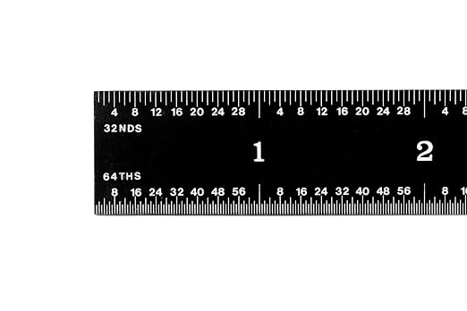 PEC Tools 24" Flexible Machinist Rule, Stainless Steel Ruler - Image 5