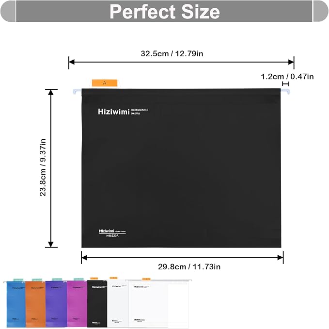30 Pcs PP Hanging File Folders Letter Size, File Folders - Image 2