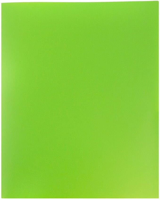 JAM PAPER Plastic 2 Pocket POP Folders - Image 4