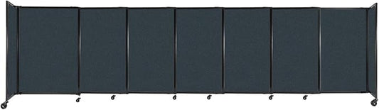 Versare Straightwall Sliding Portable Wall Partition | Freestanding Office by VERSARE