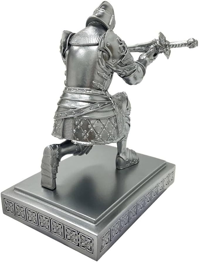 Medieval Knight Pen Holder Office Desk Decor Birthday Gifts for Men Father Husband Unique-DeskLoop Office