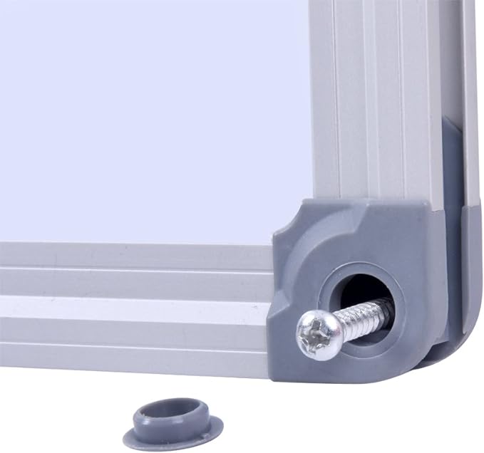 40 x 28-in Magnetic Dry Erase Board with Pen Tray| Aluminum Frame Portable Wall Large Whiteboard Message Presentation Board for Office & Classroom-DeskLoop Office