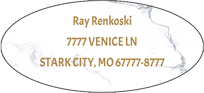 Made in USA Custom Return Address Stickers Labels Customized Mailing Label by HOOKAH+SUN