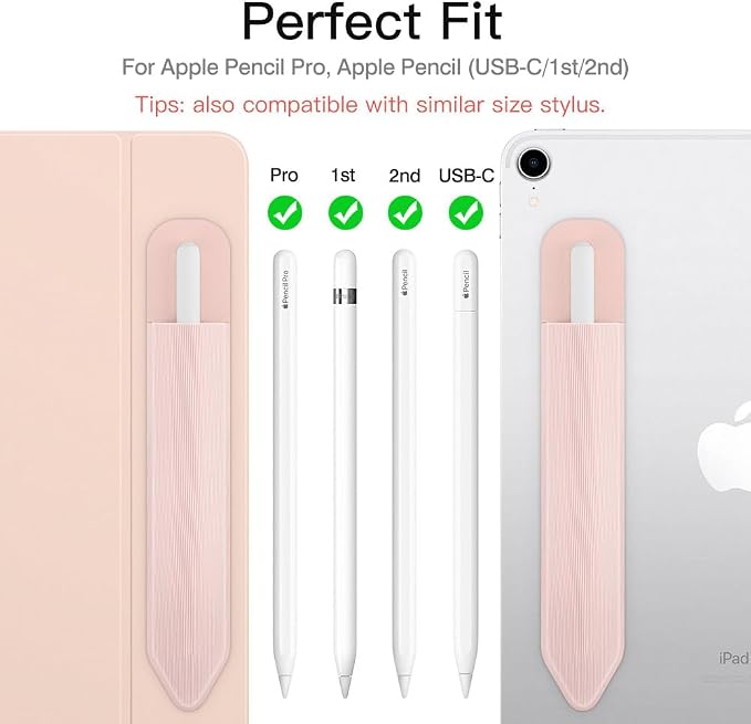 MoKo Pencil Holder Sticker Fit Apple Pencil Pro, Apple Pencil, Apple Pencil - Image 2