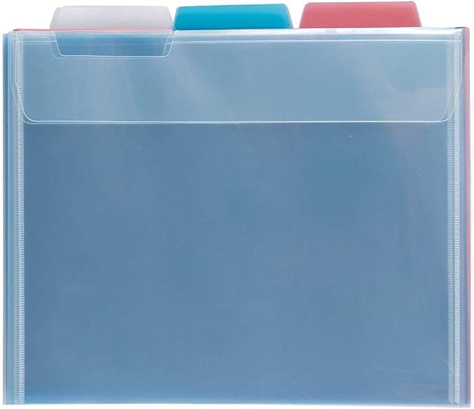 JAM PAPER Plastic File Folders by JAMPaper
