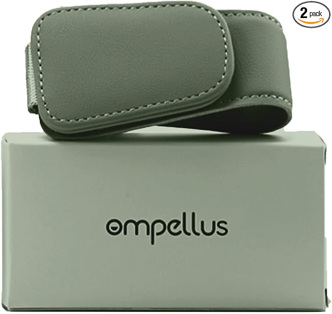 Magnetic Leather Sunglass Holder by Ompellus