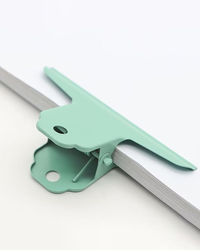 2PCS Extra Large Binder Clips Metal Bulldog Clips Large Paper Clamps Holder - Image 2