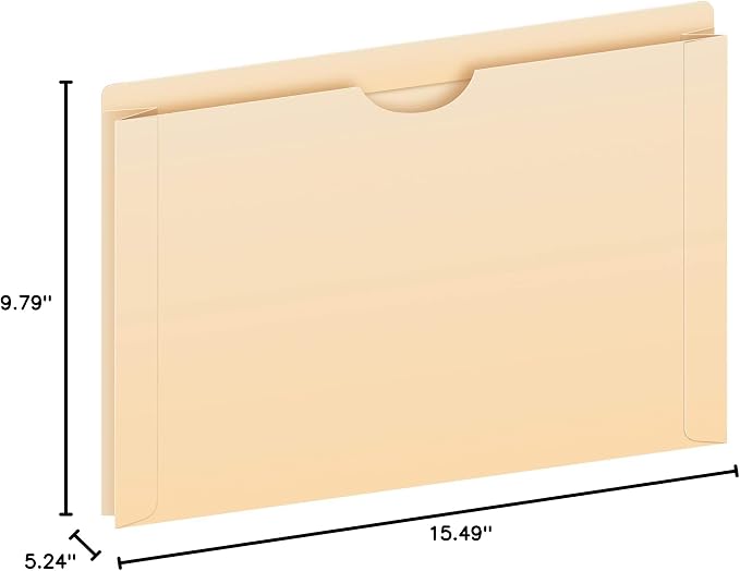 Pendaflex File Jackets, Legal Size, Reinforced Straight-Cut Tabs - Image 6