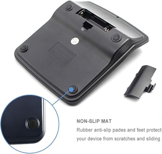 5 Pack Calculators Large Display for Desk, Solar Calculator, Basic 12 Digit Big Button Office Calculator(Black)(AA Battery Included)-DeskLoop Office