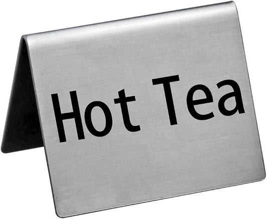 New Star Foodservice Stainless Steel Table Tent Sign by NewStarFoodservice