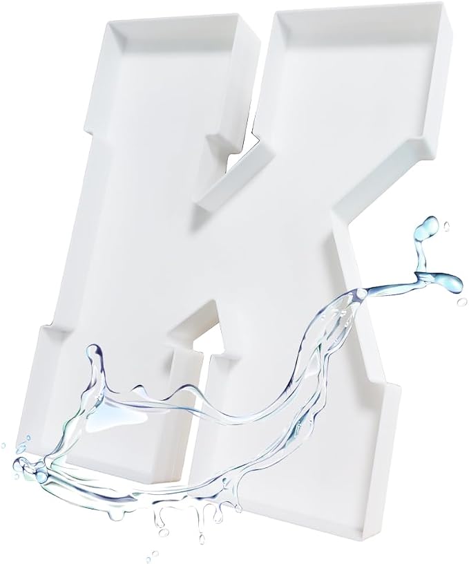Plastic Fillable Letter Charcuterie Box, 10in Reusable Alphabet Shaped Tray - Image 6