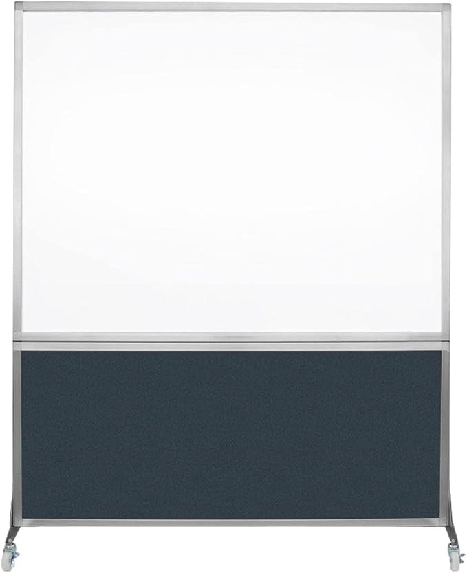 DivideWrite Mobile Whiteboard | Double Sided Dry Erase Board | Portable Office by VERSARE