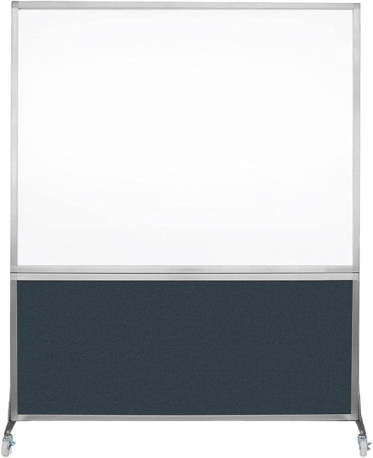 DivideWrite Mobile Whiteboard | Double Sided Dry Erase Board | Portable Office by VERSARE