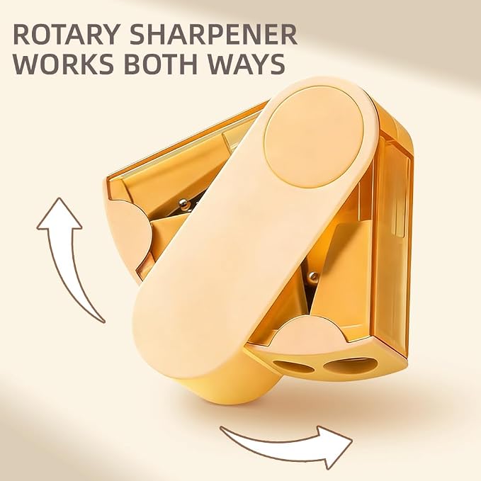 Dual-Hole Pencil Sharpener 4 Pack - Image 3