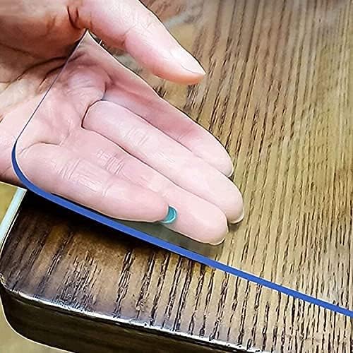 LovePads Clear Table Cover Protector 38 x 66 Inch, 1.5mm Thick Plastic Table - Image 9