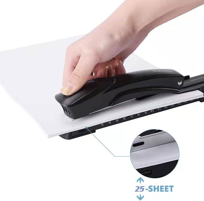 Long Reach Stapler, with 2000 Staples & Stapler Remover Full Strip，20-25 Sheet - Image 4