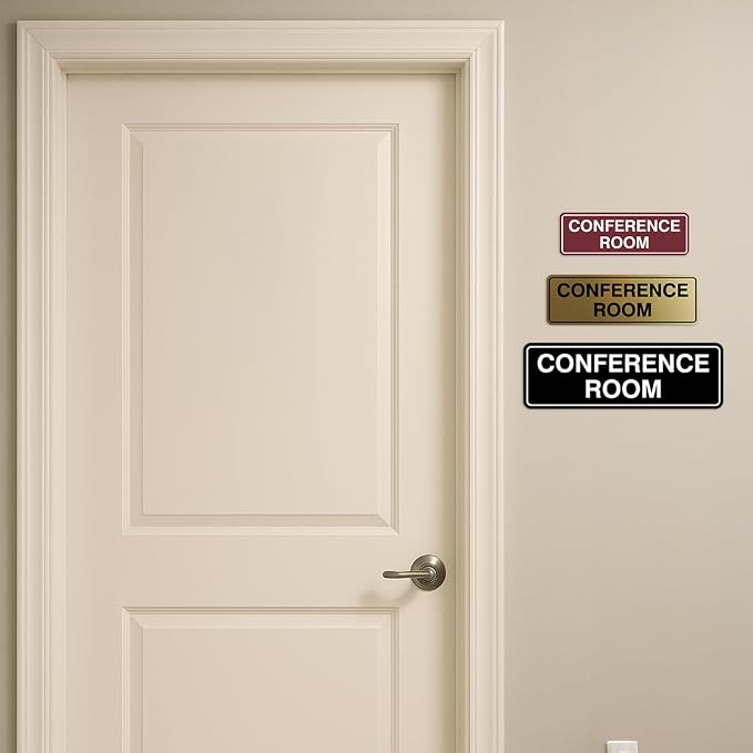 Standard Conference Room Sign -Red - Image 5