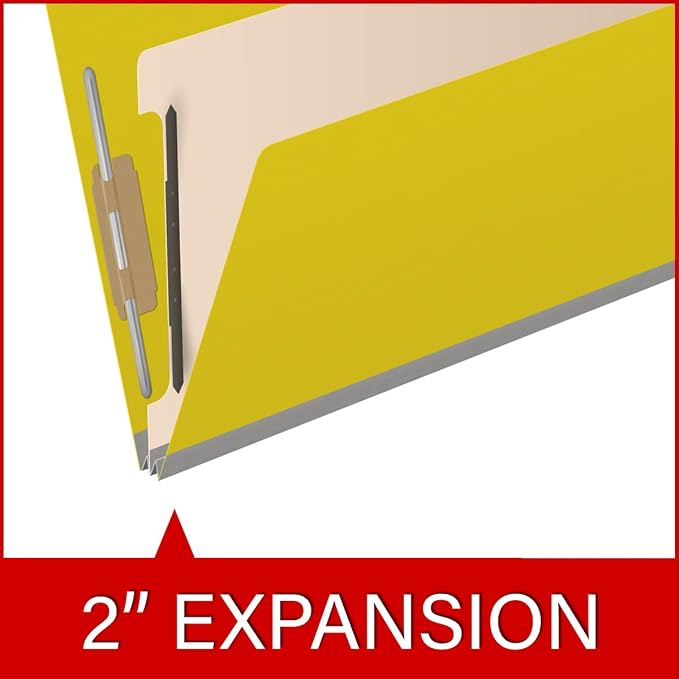 Ecom Folders Top Tab Pressboard Classification Folders | Legal Size 25 Pt Stock - Image 7