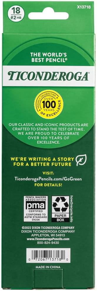 Ticonderoga Wooden Pencils, Pre-Sharpened, 2 HB Soft, Pastel Colors - Image 2