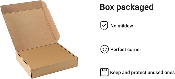 25 Pcs Book Board, Binder Board, Cover Board, Heavy Duty Chipboard for Book Binding, DIY Cardboard (Brown, 12 x 12 Inch 80PT)-DeskLoop Office