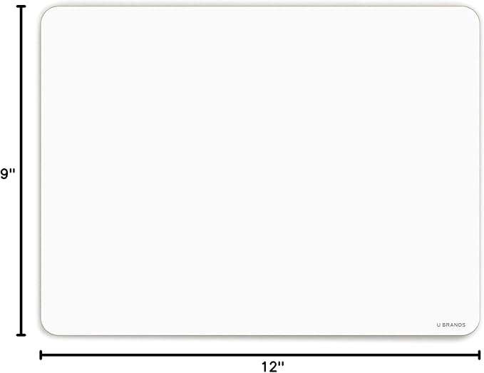 U Brands Dry Erase Lapboards, 10 Pack, Double-Sided Small Whiteboards - Image 7