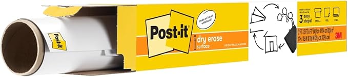 Post-it Dry Erase Whiteboard Film Surface by Unknown
