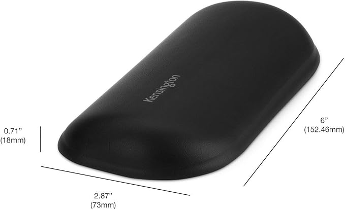 Kensington ErgoSoft Wrist Rest for Standard Mouse, 2.9 x 0.7 x 6 inches - Image 3