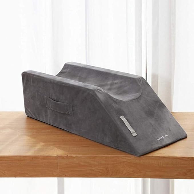 LightEase Memory Foam Leg Support and Elevation Pillow w/Dual Handles - Image 6