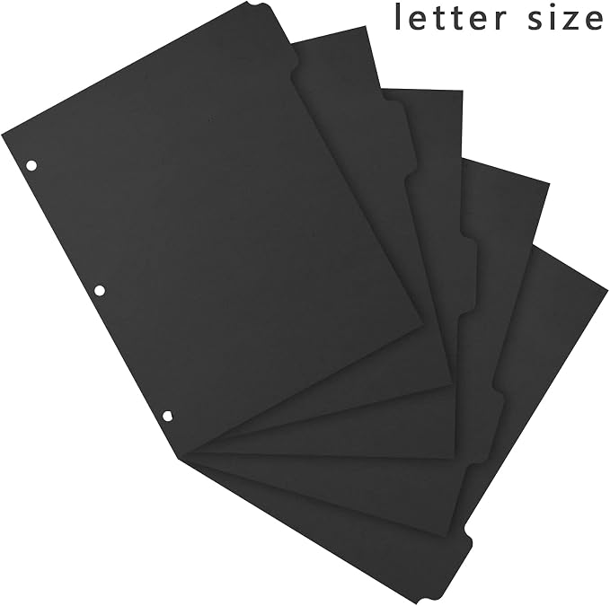 3 Ring Binder Dividers with 5-Tabs - Image 2