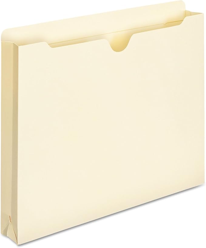 Smead File Jacket, Reinforced Straight-Cut Tab, 1-1/2" Expansion, Letter Size - Image 7