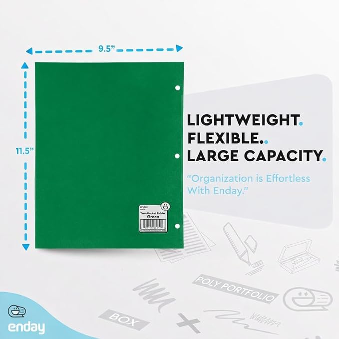 Folders with Pockets, Two Pockets File - Image 2