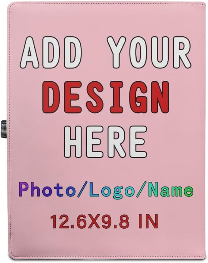 Personalized Padfolio Clipboard Folder Add Your Own Logo Text Text, Custom - Image 2