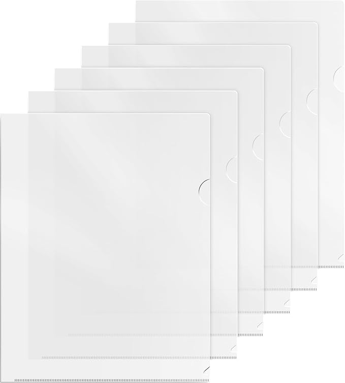 Dunwell Clear Folders for Documents, Plastic 8.5x11 File Sleeves for Document - Image 9