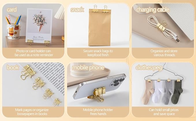 Binder Clip Paper Clamps - Image 9