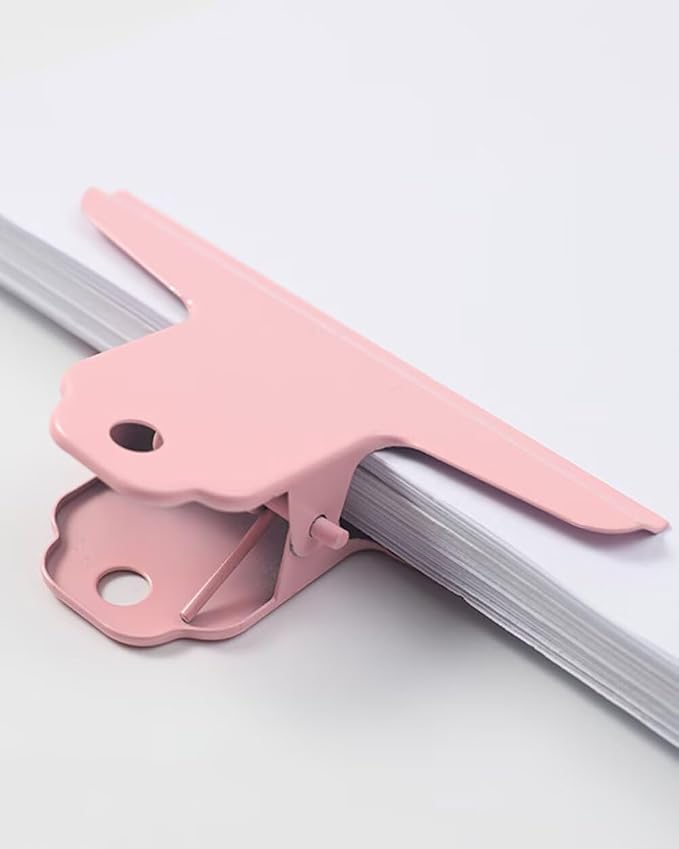 2PCS Extra Large Binder Clips Metal Bulldog Clips Large Paper Clamps Holder - Image 5