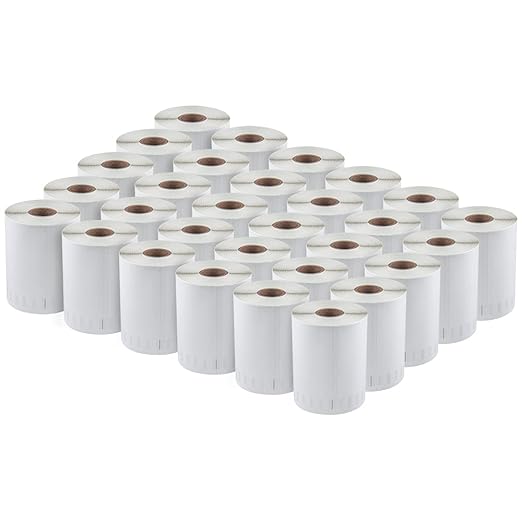L LIKED 30 Rolls Compatible with Dymo 1744907 Internet Postage Labels 4" x 6" Shipping Labels Compatible with Rollo, DYMO 4XL & Zebra Desktop Printers (220 Labels Per Roll)-DeskLoop Office