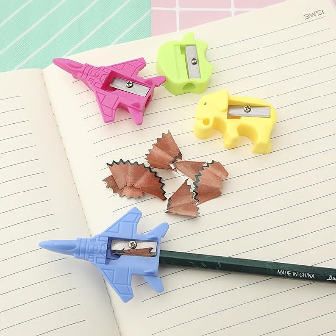 50 Pcs Pencil Sharpeners Bulk Cartoon Animal Shaped Small Pencil Sharpeners - Image 5