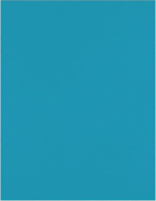 LUXPaper 8.5" x 11" Paper | Letter Size | Bright Blue | 60lb. Text | 50 Qty by LUXPaper