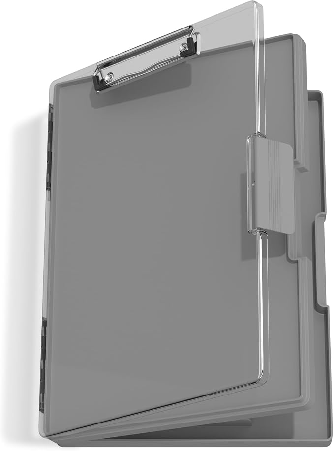 Hongri Clipboard with Storage, Heavy Duty with Dual Compartment, Dry Erase by Hongri