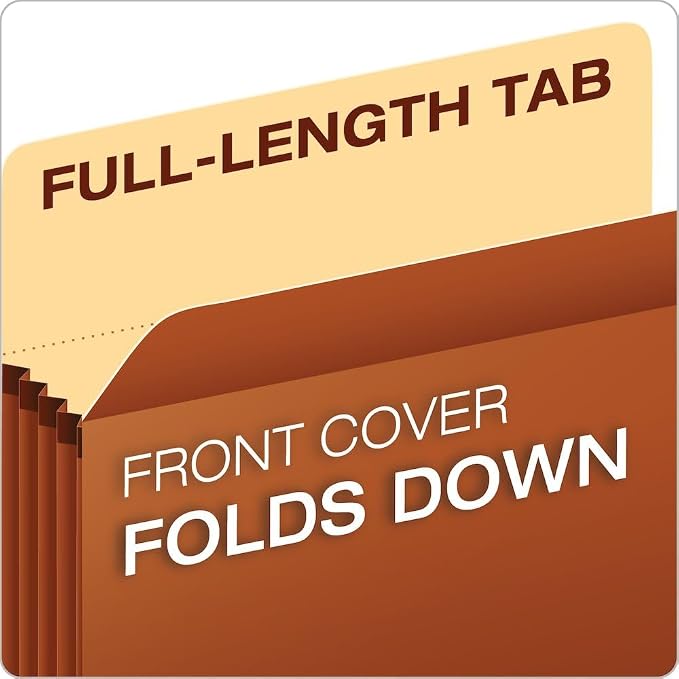 Pendaflex File Pockets, 1.75 Inch Expansion, 25 per box - Image 5