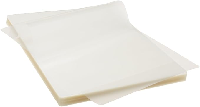 FungLam Thermal Laminating Pouches, 8.9 x 11.4-Inches Laminating Sheets, 3 mil Thick, 100-Pack, Clear-DeskLoop Office