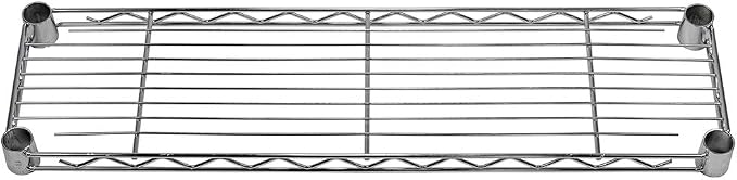 Shelving Inc. 8"d x 30"w x 34"h Chrome Wire Shelving - Image 3