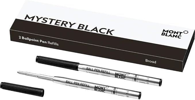Montblanc Ballpoint Pen Refills Mystery Black 116191 – Refill Cartridges by Unknown