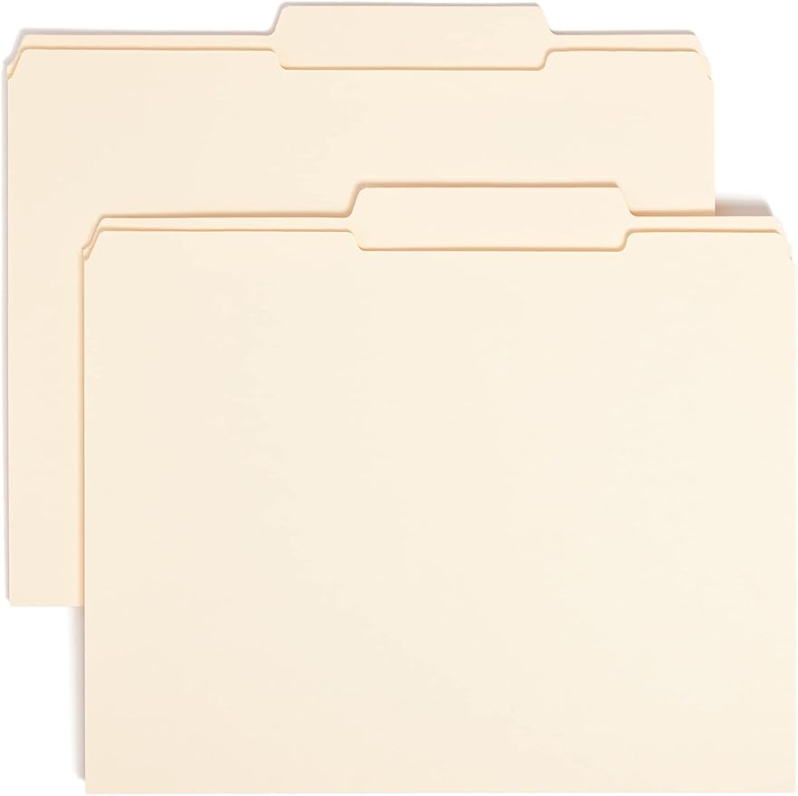 Smead File Folder, Reinforced 2/5-Cut Right of Center Position, Guide Height by SMEAD