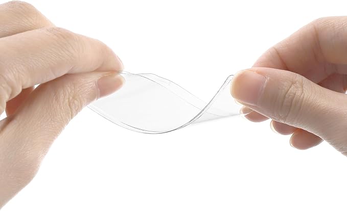 Hedume 200 Pack Label Holders, 3 x 1 Inch Clear Adhesive Shelf Tag, PVC Index - Image 4